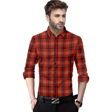 Cotton Checks Slim Fit Shirt